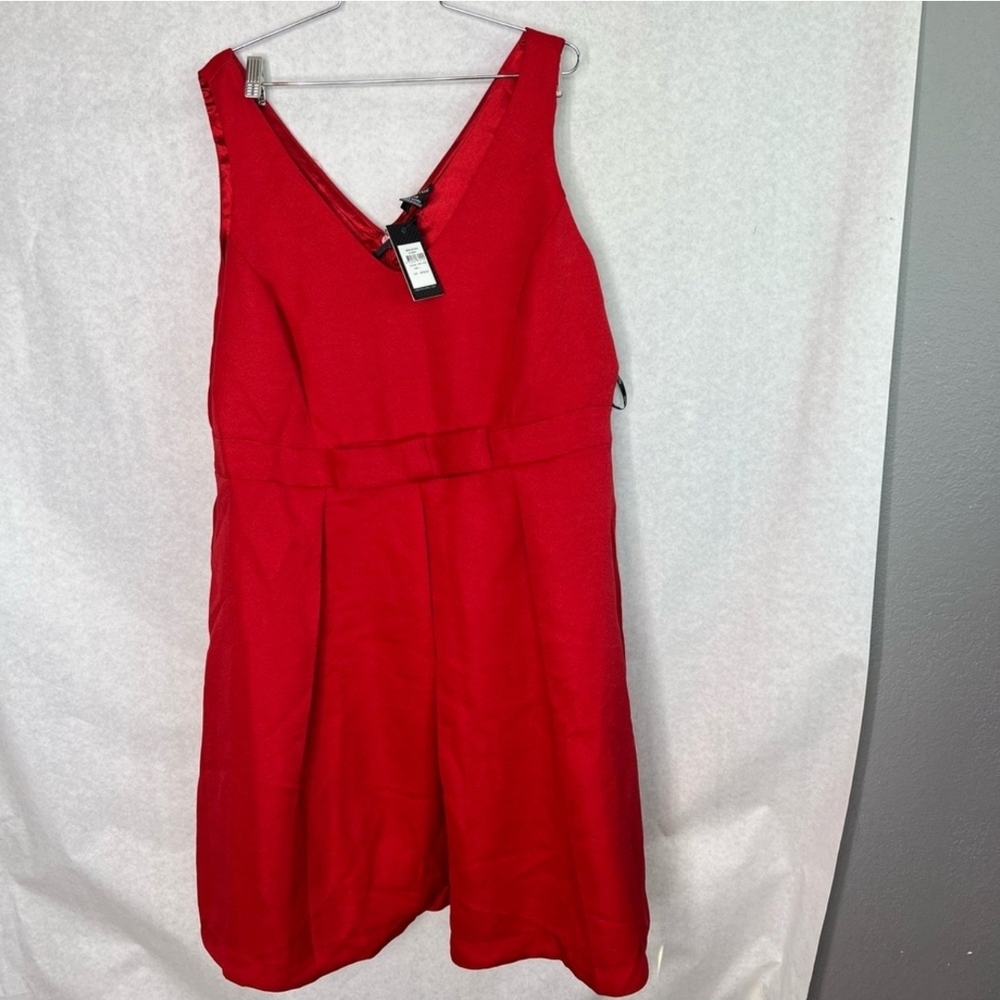 NWT City Chic Red Fit&Flare Midi Dress